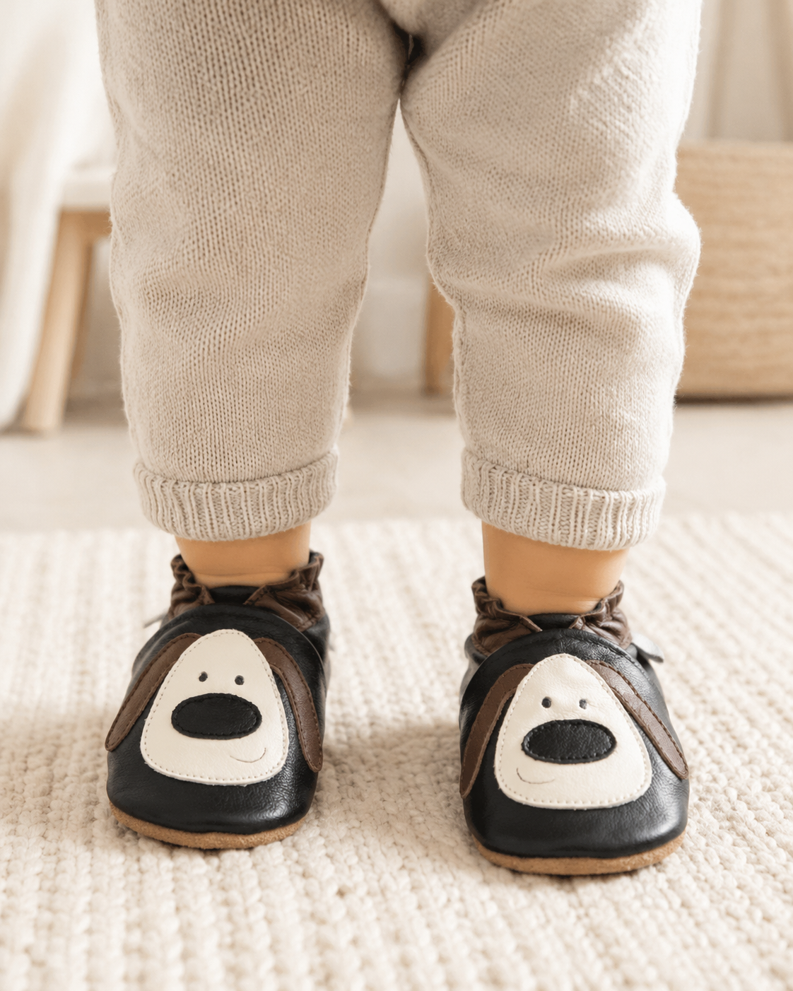 Soft Leather Baby Shoes Dog