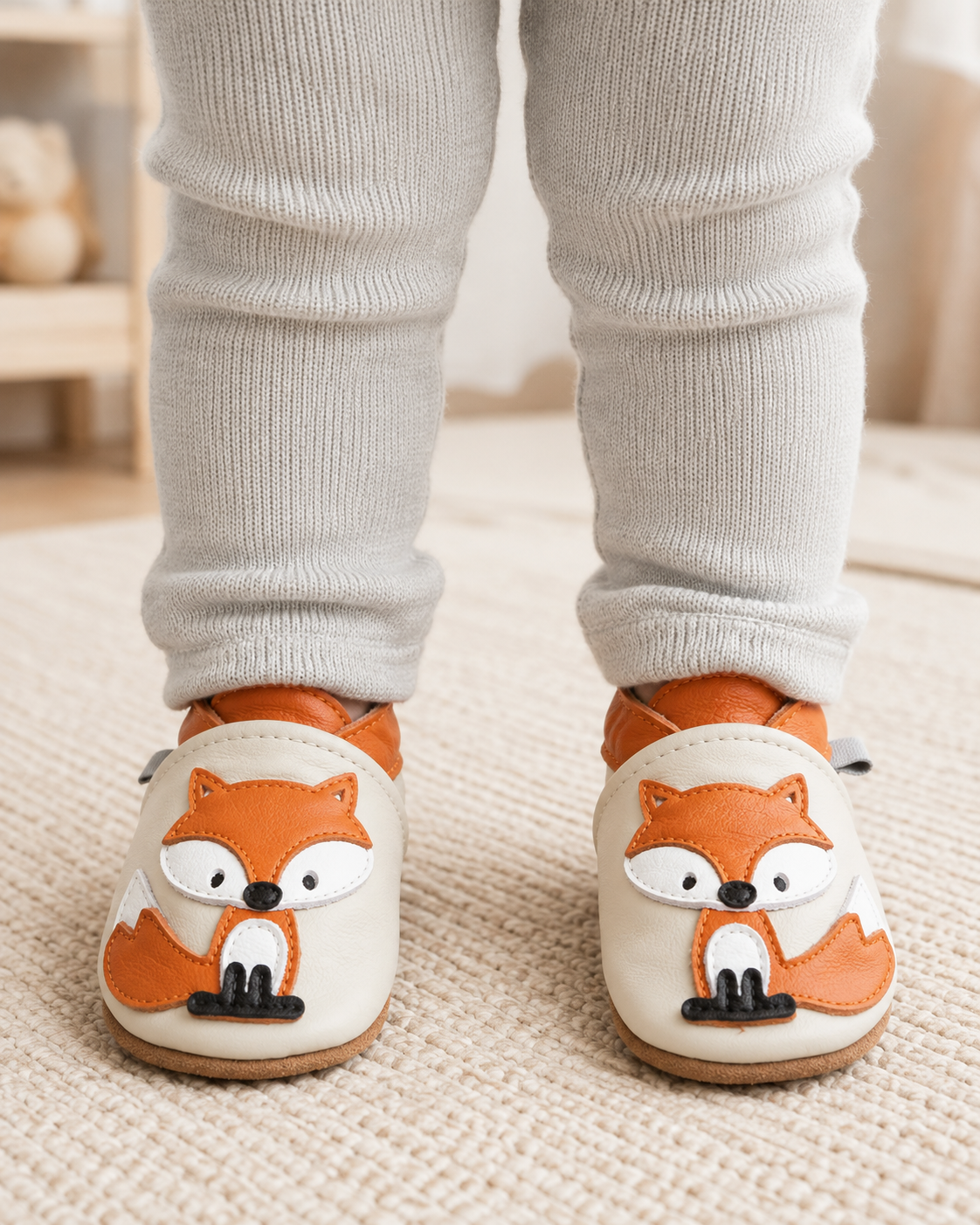 Soft Leather Baby Shoes Fox