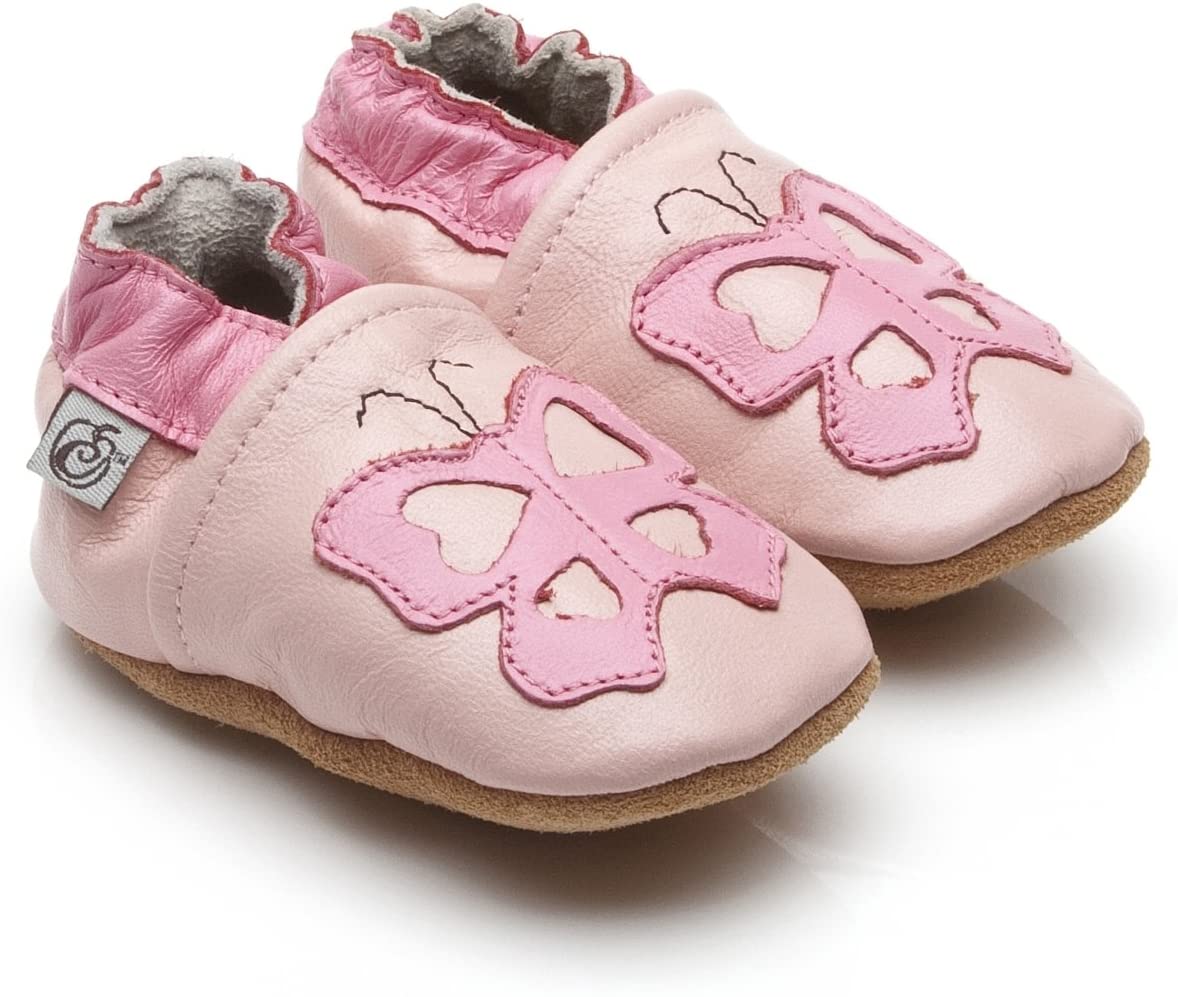 Soft Leather Baby Shoes Butterfly