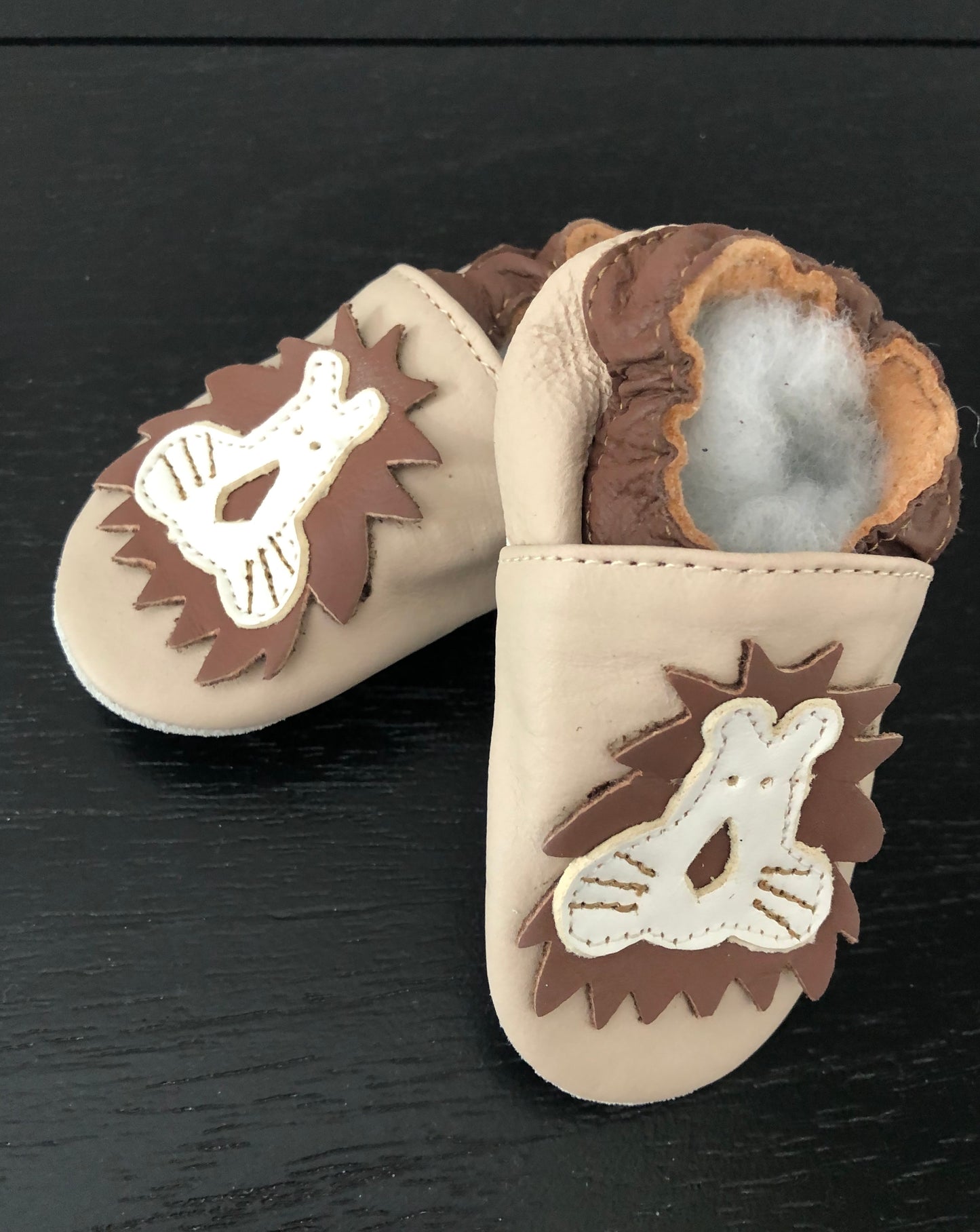 Soft Leather Baby Shoes Lion