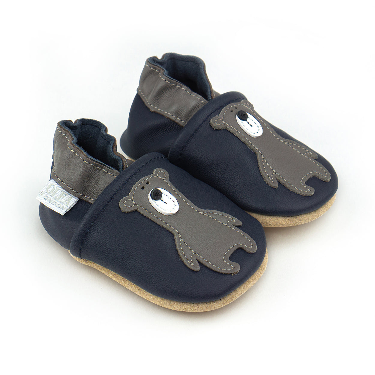 Soft Leather Baby Shoes Bear
