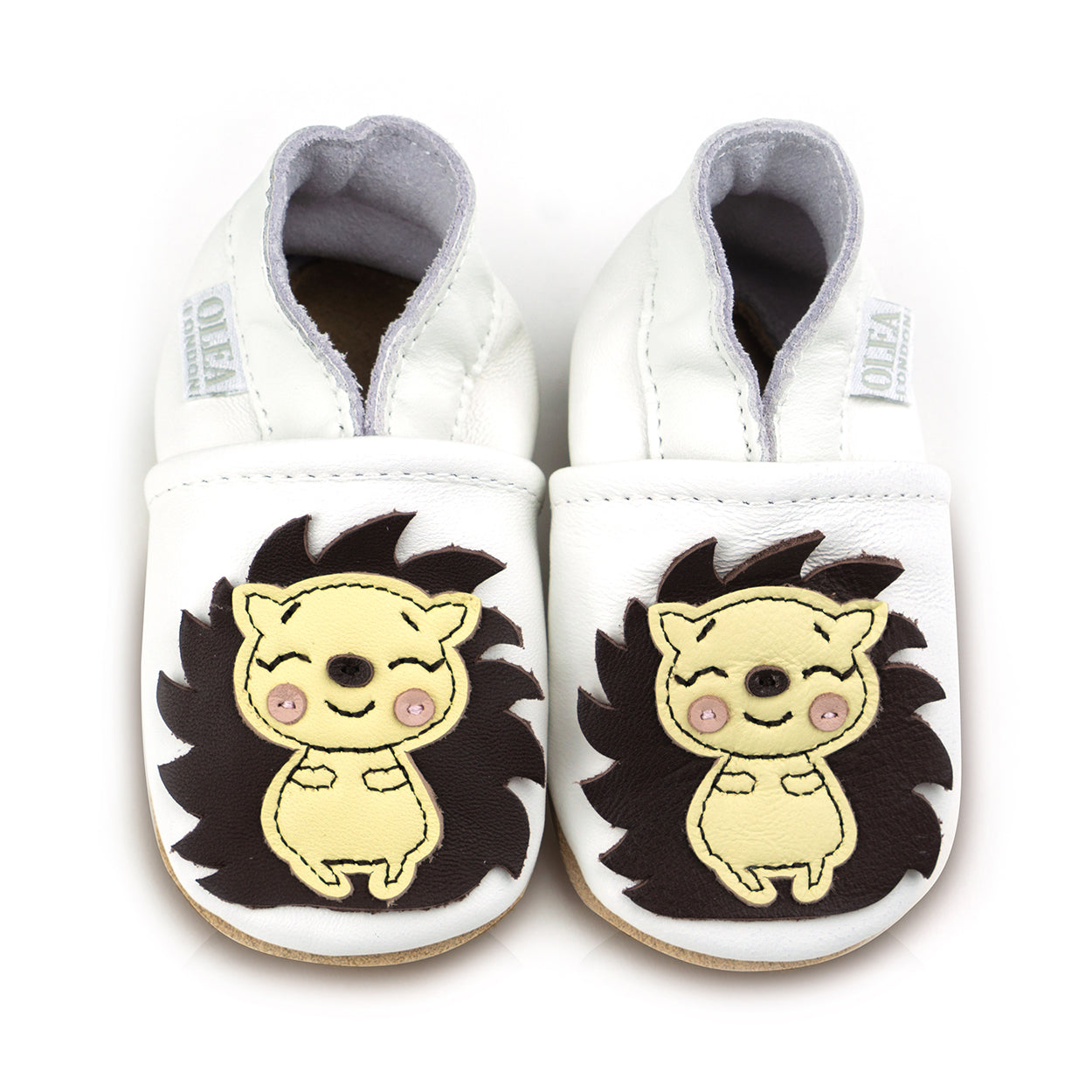 Soft Leather Baby Shoes Hedgehog