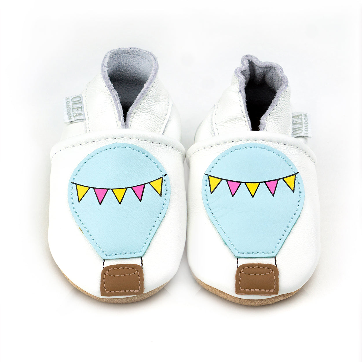 Soft Leather Baby Shoes Hot Air Balloon