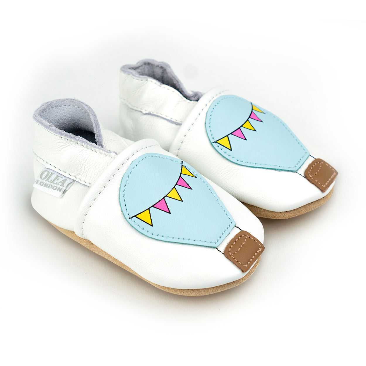 Soft Leather Baby Shoes Hot Air Balloon