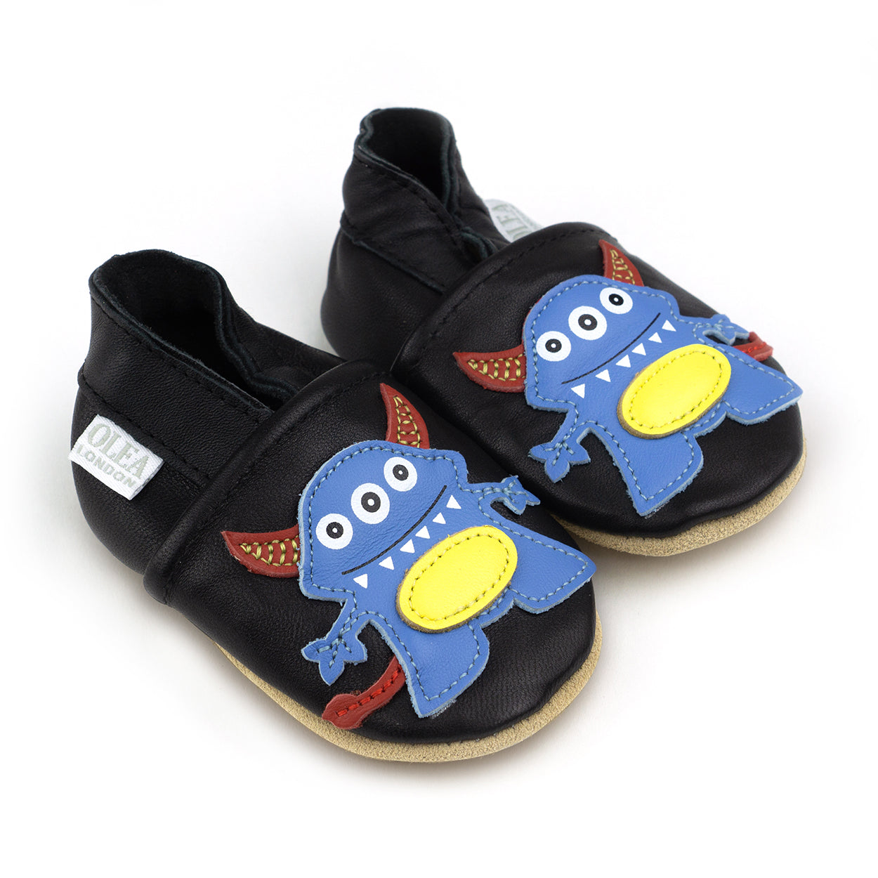 Soft Leather Baby Shoes Monster