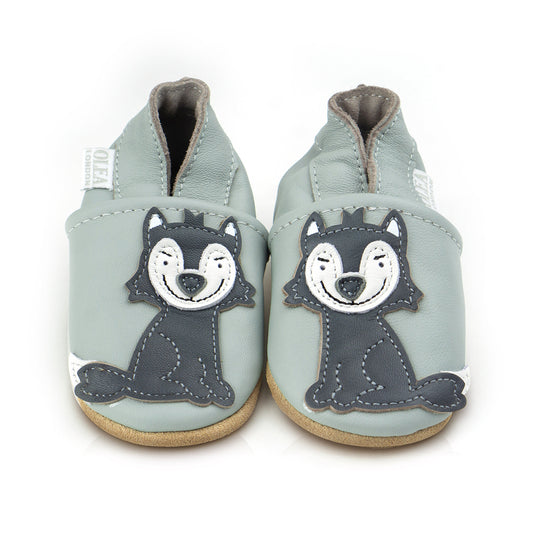 Soft Leather Baby Shoes Wolf