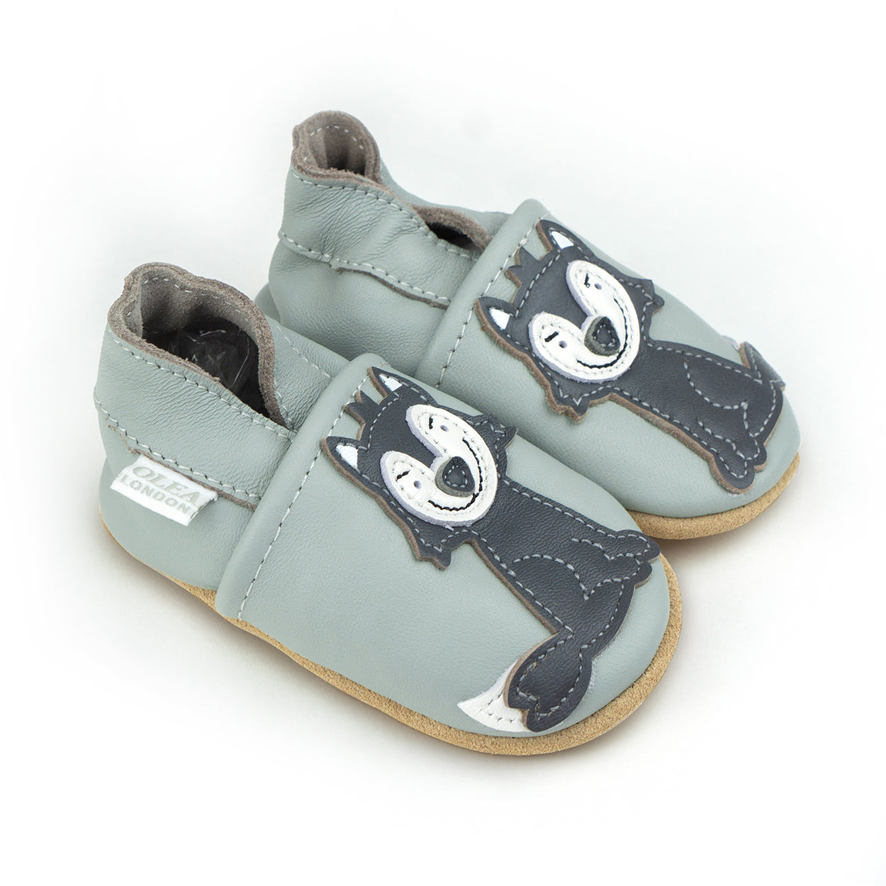 Soft Leather Baby Shoes Wolf