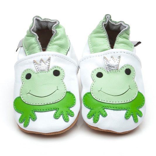 Soft Leather Baby Shoes Prince Frog