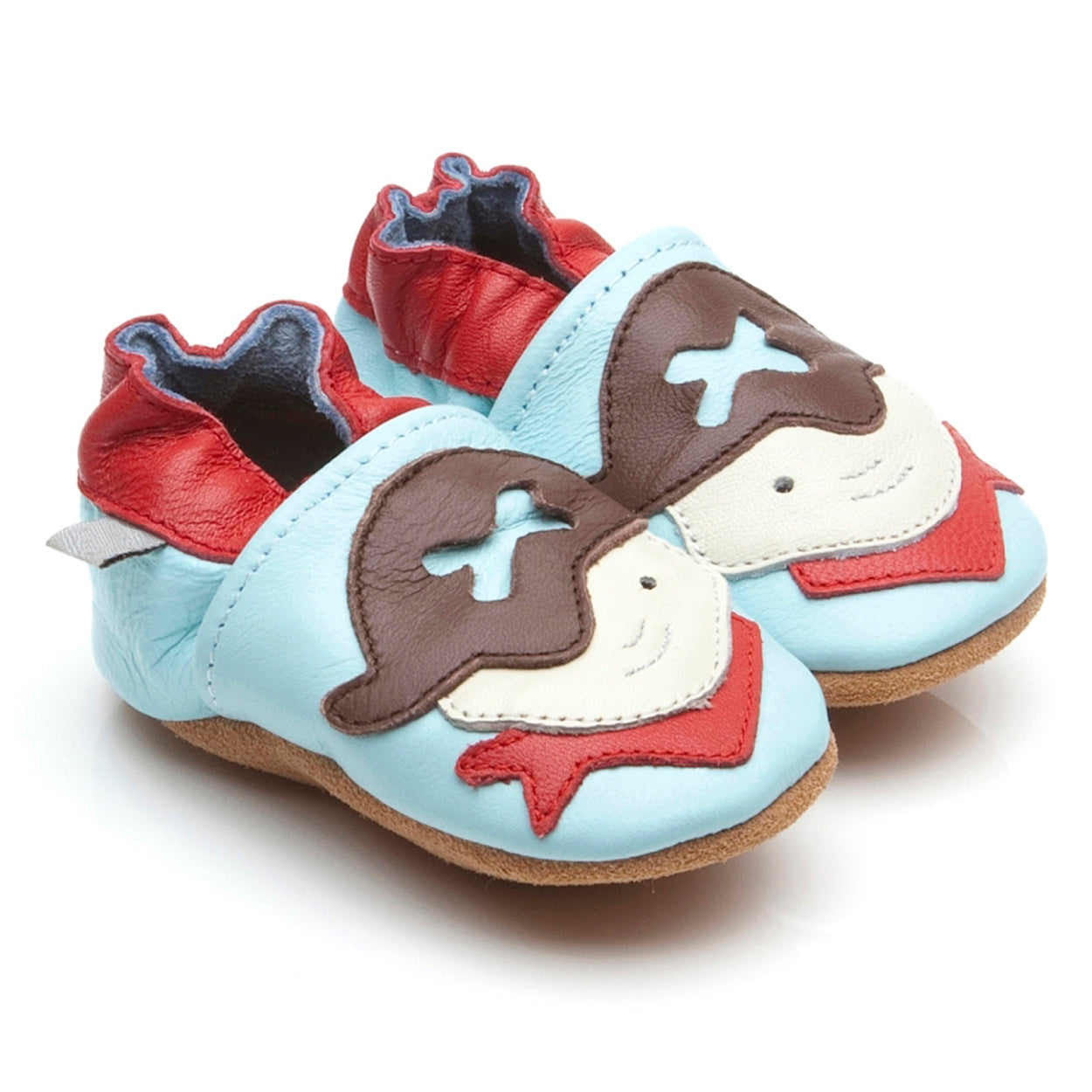 Soft Leather Baby Shoes Pirate