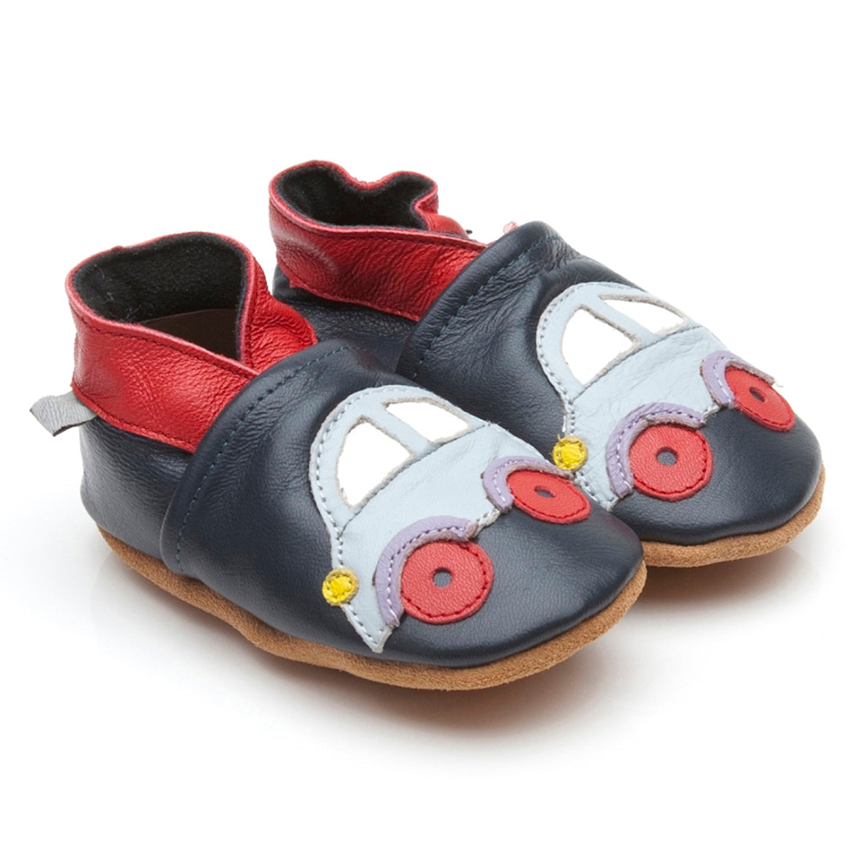 Soft Leather Baby Shoes Car