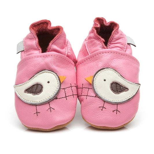 Soft Leather Baby Shoes Bird