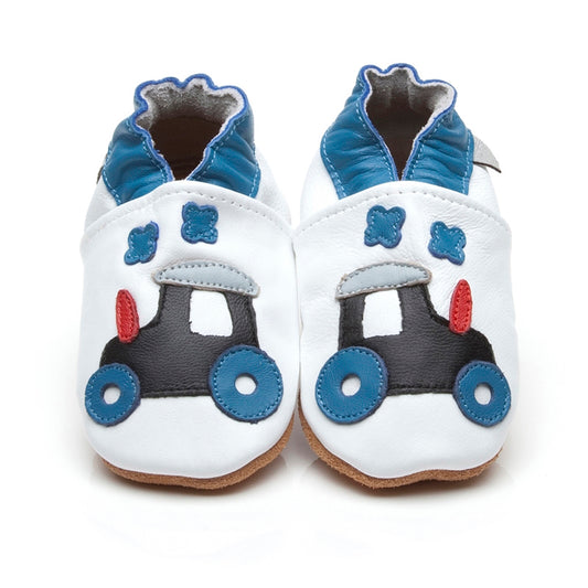 Soft Leather Baby Shoes Tractor