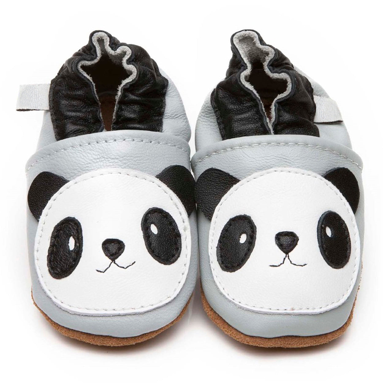Soft Leather Baby Panda Shoes